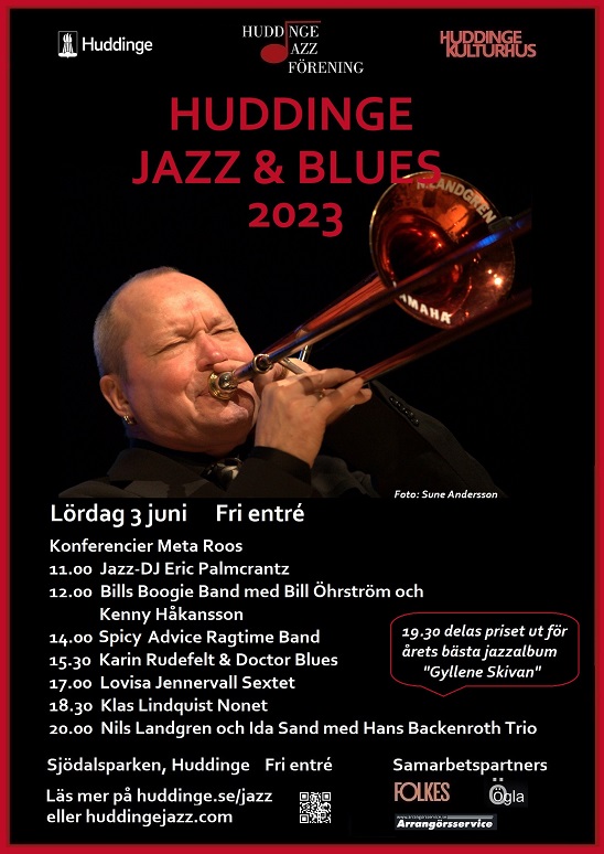 2023 Huddinge Jazz och Blues affisch 1 35p